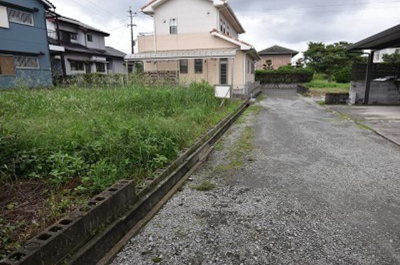 【前面道路含む現地写真】 | 宮内町土地500