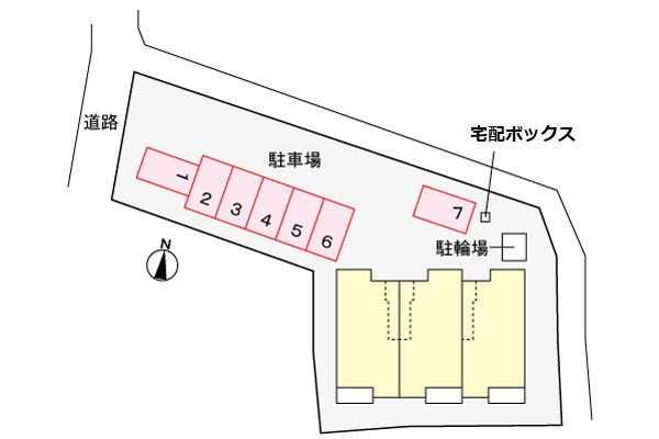 ラ・メールⅢの区画図
