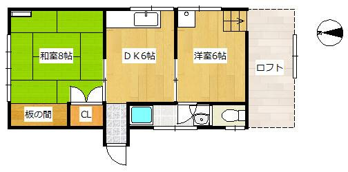 【間取り】 | ファミールHIRO A