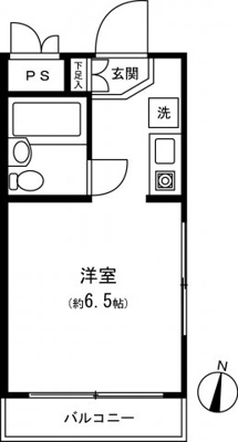  | メゾン・ド・マキ中野 | 角部屋ではないので、東側窓はありません。