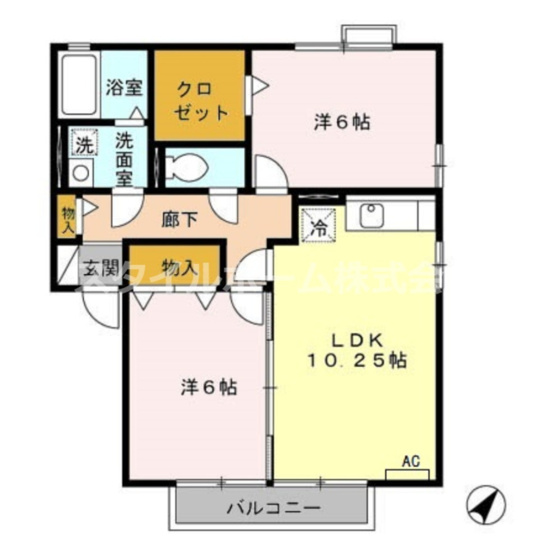 【間取り】 | ウィルモア仙路