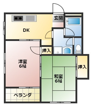 【間取り】 | アベニュー迎町