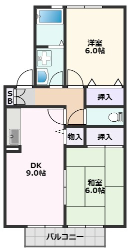 【間取り】 | ドミールシャルマン