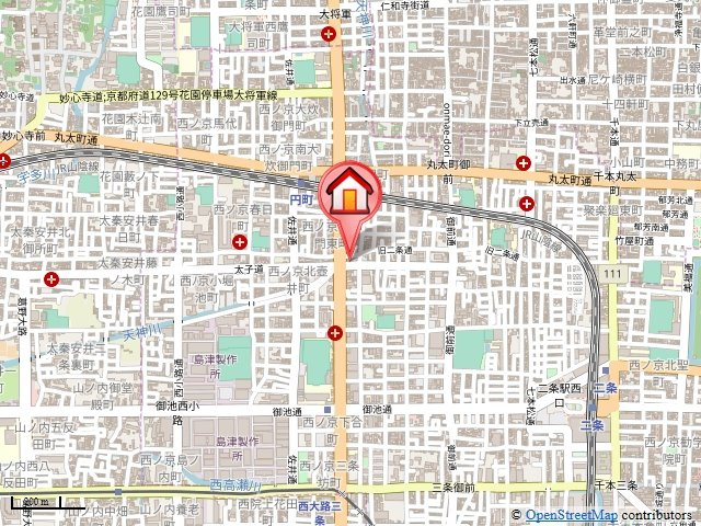 BlauBerg西ノ京（ブラウベルグ西ノ京）の地図