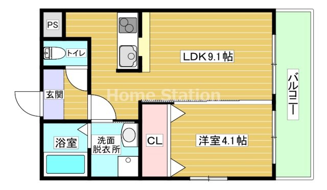 【間取り】 | フジパレス福島サウス