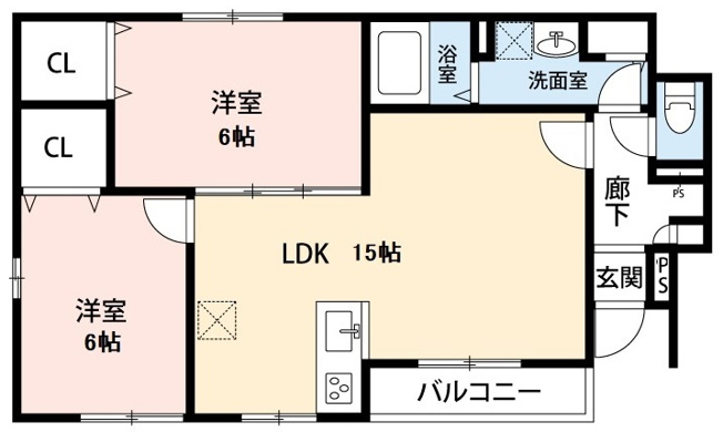 【間取り】 | リーブル南風