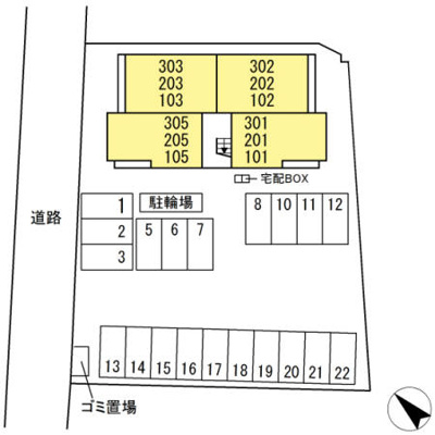 【区画図】 | シティシャルム