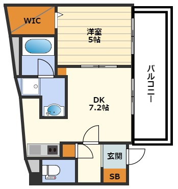 セイワパレス新梅田の間取り