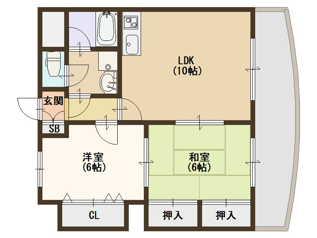 【間取り】 | ロイヤル安立