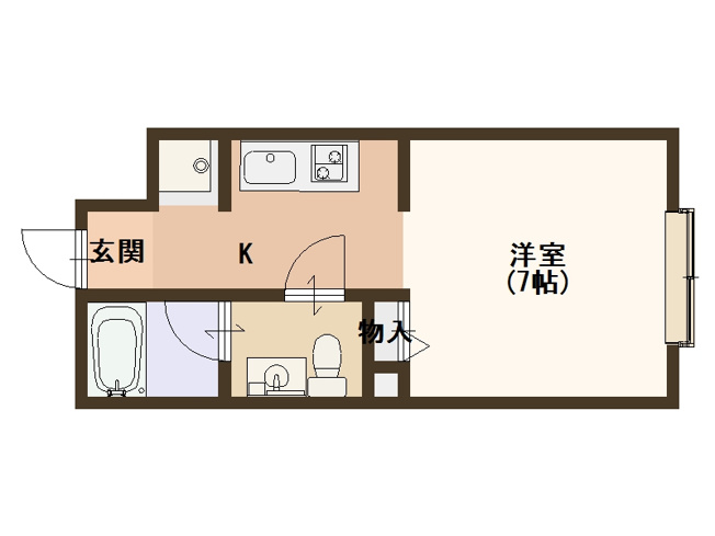 【間取り】 | パラドール北加賀屋