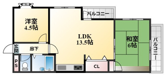 【間取り】 | グランベガ緑地公園
