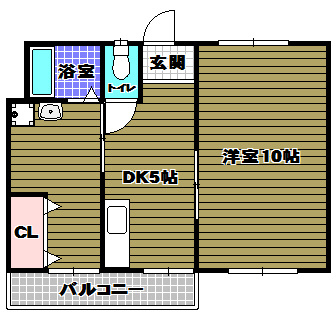 マンションサンライズ壱番館の間取り