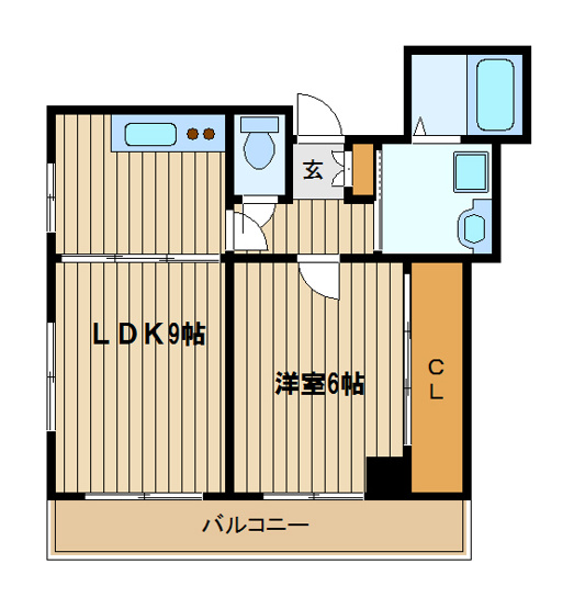 【間取り】 | クレストカーサＩＤＡ