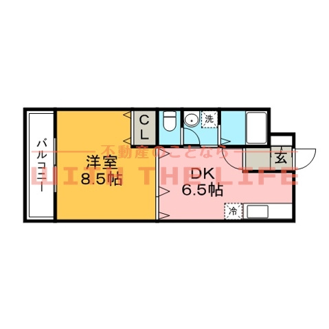 クラウンVの間取り|間取りです