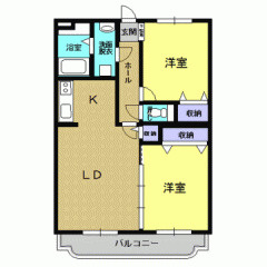 【間取り】 | プランドール柳原
