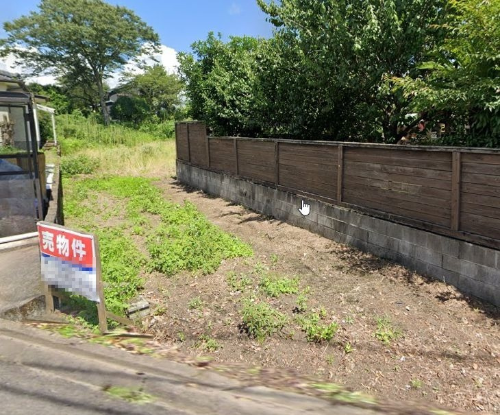 都城市上水流町の売地の外観