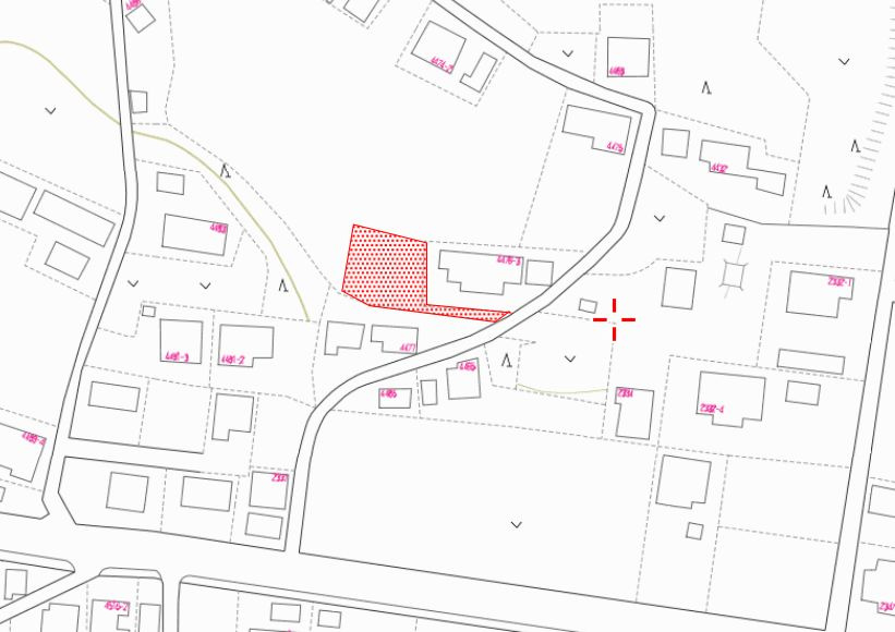 都城市上水流町の売地の土地図