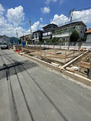 【前面道路含む現地写真】 | 府中市天神町2丁目新築戸建て5棟　５号棟