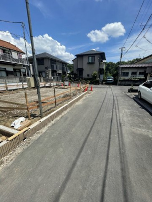 【前面道路含む現地写真】 | 府中市天神町2丁目新築戸建て5棟　５号棟