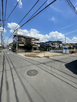 【前面道路含む現地写真】 | 府中市天神町2丁目新築戸建て5棟　５号棟