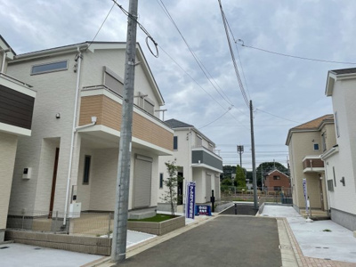 【前面道路含む現地写真】 | 府中市矢崎町3丁目新築戸建て6棟　B号棟