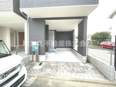 【駐車場】 | 仲介手数料無料　府中市白糸台1丁目新築戸建て3棟　D号棟