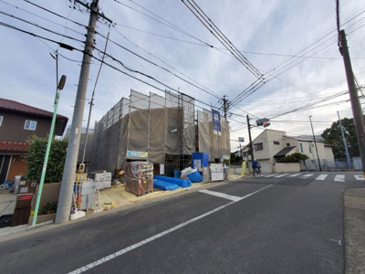【前面道路含む現地写真】 | 天白区高坂町第２期　３号棟〈仲介手数料無料〉高坂小・久方中　新築一戸建て | 11/2撮影〈内覧予約キャンペーン実施中！〉マックスバリュde住まい相談までご連絡下さい。