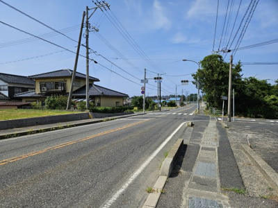 【前面道路含む現地写真】 | 東伯郡湯梨浜町はわい長瀬土地