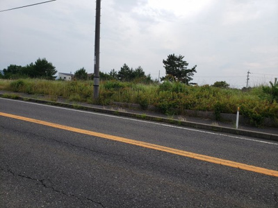 【前面道路含む現地写真】 | 東伯郡湯梨浜町はわい長瀬土地2