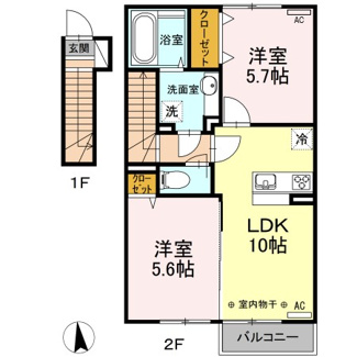 【間取り】 | アーバンハイツ30A