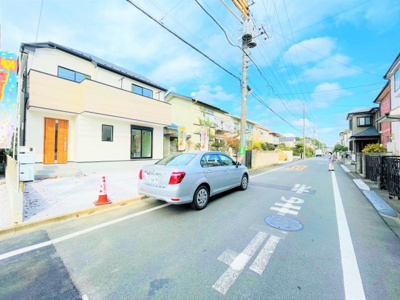 【前面道路含む現地写真】 | 東村山市野口町21-1期 | 南側約6ｍ公道