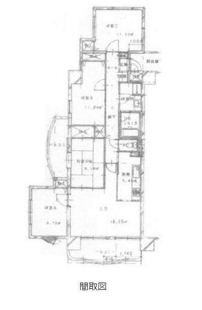 Mシティ盛南大橋の間取り