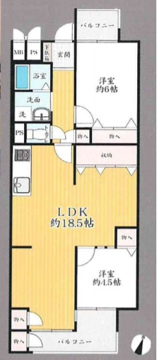 ◆豊中市◆広々としたLDK♪フルリフォーム済◆豊中豊松園ハイツG棟◆の画像