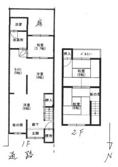 【間取り】 | 浄土寺下南田町　中古戸建