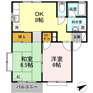 【間取り】 | エトワールみむら　Ａ
