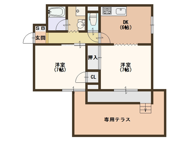 【間取り】 | アネックス住之江