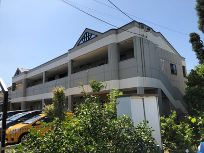 【外観】 | ハイツももの里 | 外観写真（昼）