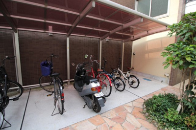 【その他共用部分】 | エムズソレイユ | 駐輪場もありますよ♪バイク駐車も相談可能です♪