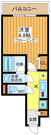 【間取り】 | クレヴィスタ三軒茶屋