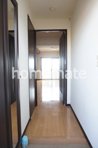 熊本市南区田井島１丁目の賃貸マンションの玄関