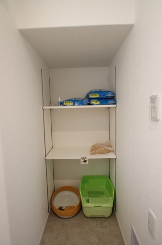 熊本市中央区本荘２丁目のアパートの収納