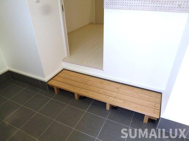 熊本市中央区本荘２丁目のアパートの玄関