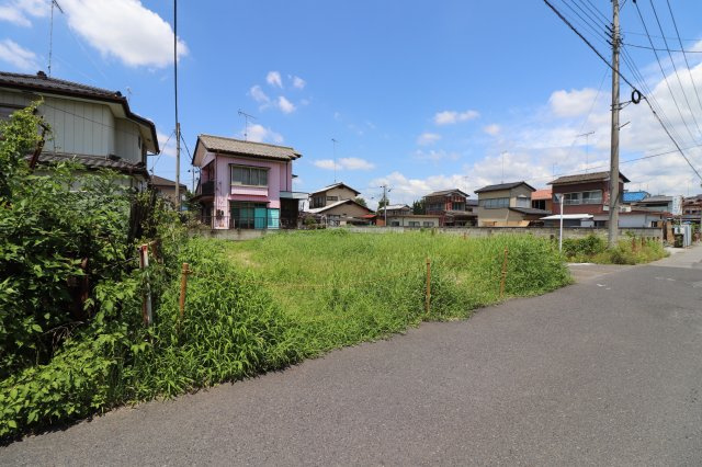 足利市八幡町の土地の外観
