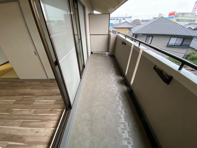ドミール福田のバルコニー