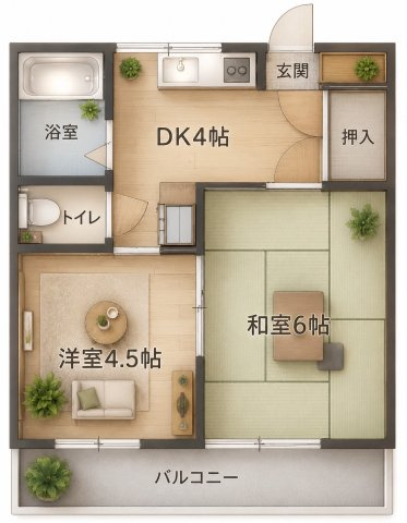 【間取り】 | エコーハイツ