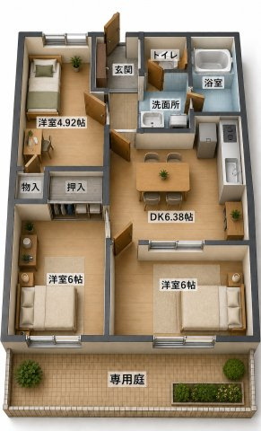 【間取り】 | サンライフ則貞 | イメージ画像です