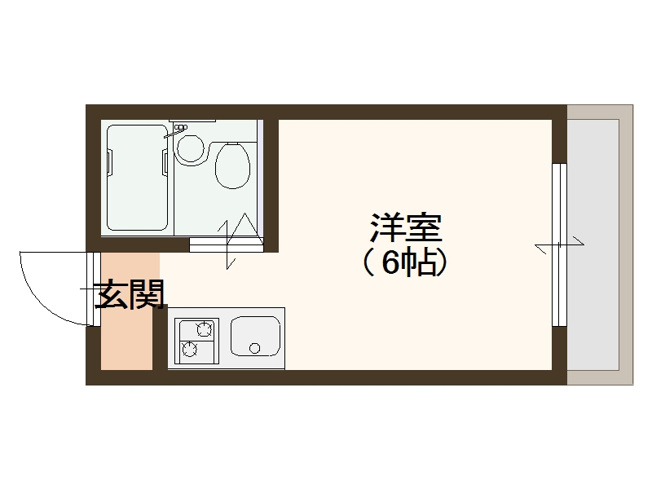 【間取り】 | シャトー第二花園