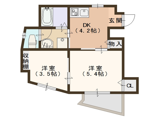 【間取り】 | 久栄ハイツ