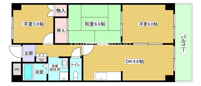 【間取り】 | 大拓ハイツ3