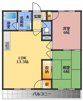 【間取り】 | ソレーユ21